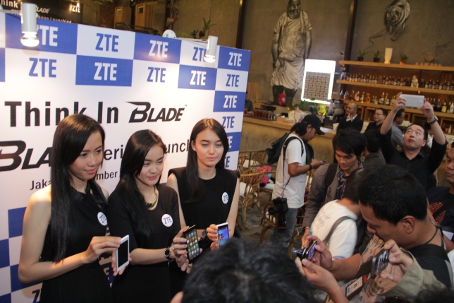 Suasana peluncuran ZTE Blade 